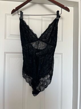 Black Lace Bodysuit - Women Intimates & Sleepwear
